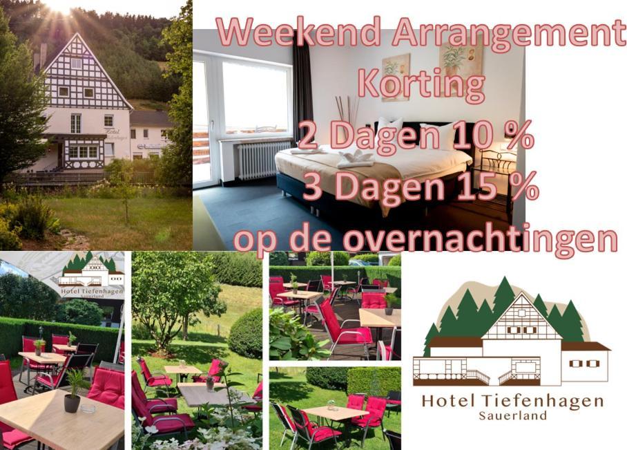 Hotel Tiefenhagen Sauerland Ленещат Екстериор снимка
